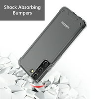 TOCKOFTROFOFT BUMPER Telefon za telefon za Samsung Galaxy S 5G, sa zaštitnim zaslonom od kaljenog stakla
