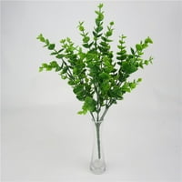 Walbest Umjetna biljka, lažni novac ostavlja cvijet zelenilo na otvorenom vanjskim ugljikovima bez fade Fau plastične biljke vrtni ukras