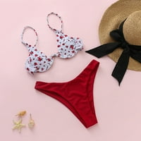 Ženski bikini set visoko kontrast gradijent Split bikini set jedan kupaći kostim