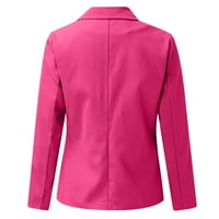 Njshnmn Womens Blazer za radne jakne za žene Business Casual Open Front Radne kancelarijske jakne Blazer