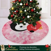 Penguine Love Heart Xmas Božićna stabla suktni štand za odmor za odmor za zabavu Unutarnja otvorena