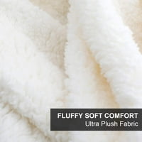 Prekrivene flee i bacaju odrasle debele zimske pokrivače kućni super mekani duvet luksuzne čvrste deke
