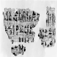 Pismo s hijeratskim natpisom Print