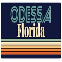 Odessa Florida Vinil naljepnica za naljepnicu Retro dizajn