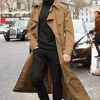 Muški casual dugački kaput Klasična jakna s dugim rukavima za jesen i zimu