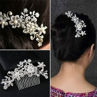 Nove modne ženske djevojke cvijeće mladenke vjenčani kosu biserni cvijet kristalne igle za kosu klipove