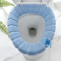 Poklopac za toalet, kupatilo meko deblji toplije fiksno rastezljivo pecanje vlakana za pranje WC Sjedalo