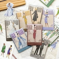 Farfi ukrasne naljepnice kreativne široke primjene lagane modne magazinske serije Naljepnice DIY dodaci