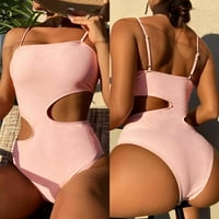 Ženska seksi jednoga i kupaće kostim od kupaćih kostiminski kupaći kostimi modni ljetni ružičasti wrap