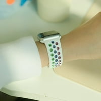 Sport Band kompatibilan sa Apple Watch Bands ultra, silikonski remen SmartWatch narukvice podesivi prozračiva