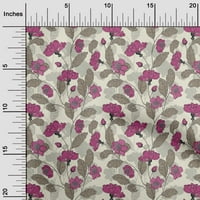 Onuone pamučna kambrska ružičasta tkanina cvjetna retro haljina materijala materijala od tkanine od