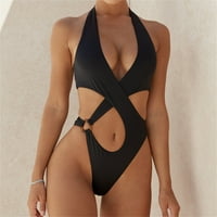 Bacocs Jedno kupaće kostimi Žene Plus veličine jednodijelni kupaći kupaći kupaći kupaći kostim sa kušanim