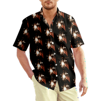 4. jula muška havajska majica USA Nacionalna zastava Košulja Grafički 3D košulja plus Veličina dnevnog