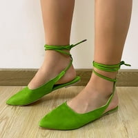 DMQupv sandale za žene zatvorene prste slobodno vrijeme prozračne cipele klinovi na otvorenom Ženske ženske sandale žene veličine široke sandale zelene 7