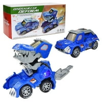Sheraeo Deformacijska igračka automobila Dinosaur Deformacijski robot Električni igrački automobilsko svjetlo i muzika, božićni pokloni za djecu