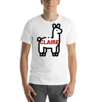 Nedefinirani pokloni 3xl Llama Claire kratka rukav pamučna majica