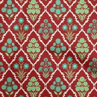 Onuone poliester Spante crvena tkanina azijska cvjetna haljina materijal tkanina za ispis tkanina sa dvorištem
