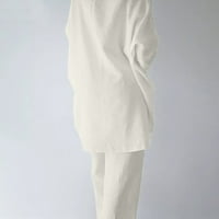 GAECUW kratki setovi za ženska posteljina od outfita kratki rukav s kratkim duljinom širokim nogama