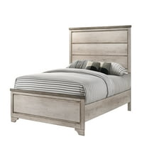 Rustikalni stil King size Površina posteljinu za poglavar savezni dizajn Bež završna nameštaj za drvene