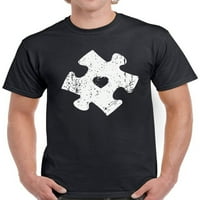 Majice za puzzle autizam za muškarce - AUTIZAM Svjesnost Grafički tee S L XL 2XL 3XL 4XL 5XL