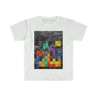 Tetris grafiti Video igra Banky Style Unise Majica Softstyle