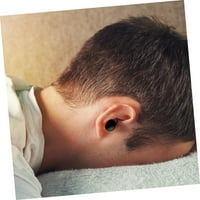 Uparivanje uši za uši za uho Uključene utikače Uključi u uši uši za uši za spavanje haljina silikonska gumena čepa za uši mekana spavaonica protiv buke za spavanje protiv buke crna zvuka