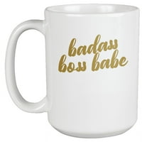 Badass Boss Babe Jedinstveni majčin dan šalica za kavu i čaj za mamu
