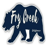 Fry Creek California Suvenir Vinil naljepnica za naljepnicu Bear Disight