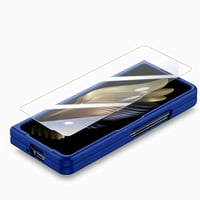 Za Samsung Galaxy Z Fold Slim Case, Jiahecover Anti-Jednootpotporni za zaštitu od punog tjelesnog telefona za Samsung Z Fold sa olovkom i narukvicom i zaslonom i zaslonom, plavom bojom