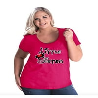 Ženska majica plus veličine - mala sestra