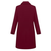 Novi proizvodi Zimski kaputi za žene Ženske jakne Sale Sale Modna žena Dugi rukav Otvoreno Prednji labavi