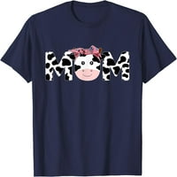 Mama rođendana majka djevojka krava farma krava majica 1. majica