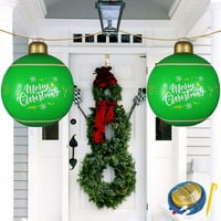 Božićni ukrasi na otvorenom Božićni PVC na napuhavanje ukrašenog kuglastih džinovskih božićnih naduvanih kuglica Božićno drvce Decoratio