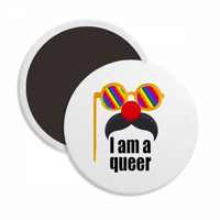 AM TRANSGENDER LGBT Rainbow Round CERCS Frižider Magnet za održavanje dekoracija