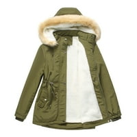 Lagani kaputi za žene duga zimska ekstremna hladna vremenska odjeća zadebljana FAU krzno obložena jaknom