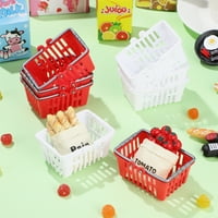 Minijaturni supermarket košare simulacije malih sundries skladišni košare modeli igračaka kućni ukrasi