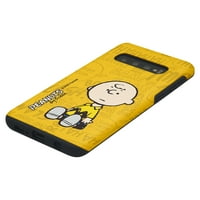 Galaxy S Plus Case Kikiriki Slojeni hibridni [TPU + PC] poklopac branika - Riječi Charlie Brown