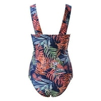 Ženski kupaći kostimi jedno letnje morske praznične dame tiskane remen Trendi u slobodno vrijeme kupaći