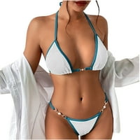 Penskaiy ženska seksi visoka kontrastna sajta punog bikinija nalik kupaćim kostima Ženske košulje osipa