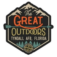 Tyndall AFB Florida Veliki na otvorenom dizajn naljepnica vinilne naljepnice