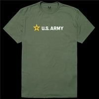 Brza dominacija RS2-A35-Olv-američka vojska opuštena grafička majica - maslina - velika