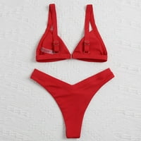 Žene dvije kupaće kostim morski stil print dno bikini set Switmsuit za ljeto na čišćenju