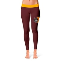 Ženski maroon Loyola Chicago Ramblers Solid Yoga gamaše