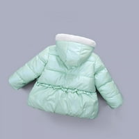 18m-6T zimski premazi za djecu za djecu Djevojke lagane podstavljene jakne kapuljače odojčasta odjeća