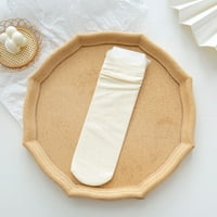 Čarape za žene i muškarce čišćenje Ženske čarape Pamučne prozračne staklene čarape prozirne ruffle ispisuju