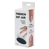 Cara Lady Fashing za nokte u prah Francuski ladici Manikura kalup za nokte za nokte bijelo