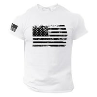 Ležerne pamučne majice muškarci Muške nezavisnosti Zastava Ležerne prilike Soft i udobna mala sitnica