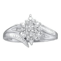 1 8CTW-dijamantski prsten klastera