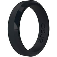 Enso prstenovi tanki silikonski prsten serije tanki serije - obsidian - 4