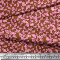 Soimoi velvet tkanina Orhidena cvjetna ispis tkanina sa širokim dvorištem